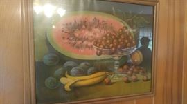 1920's watermelon fruit lithograph