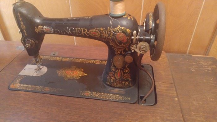 Vintage singer sewing machine