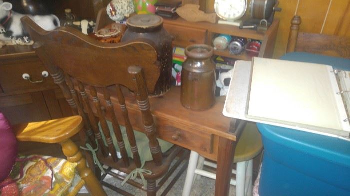 Antique country line desk