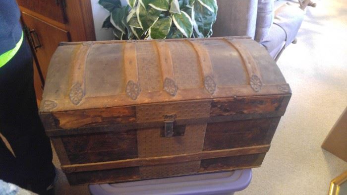 Vintage children's trunk