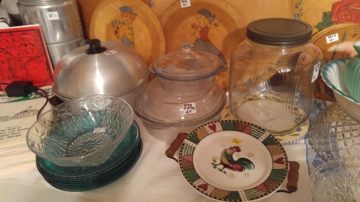 Vintage bun warmers, old jars & more