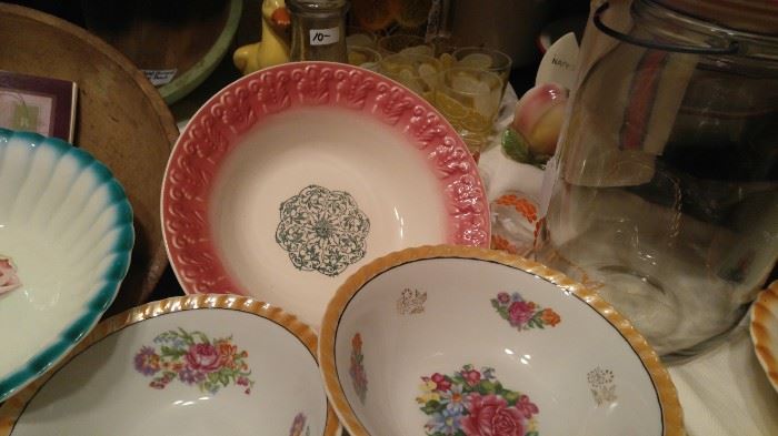 Vintage dishes