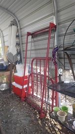 Cast iron army bed