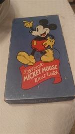 1933 vintage Ingersoll Mickey Mouse watch in box
