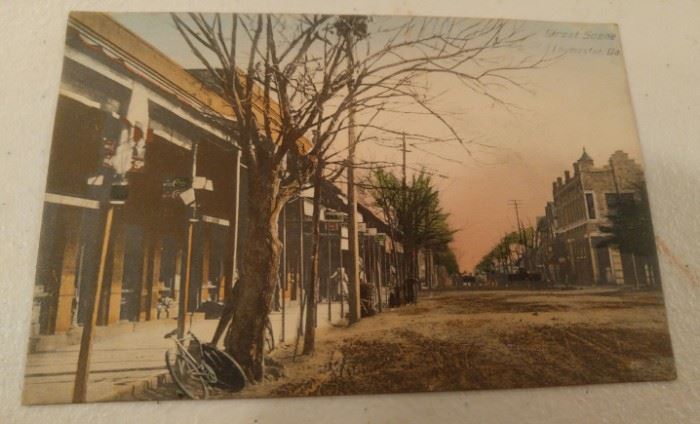 Dirt street scene of downtown Thomaston ( will probably go to the historical society)