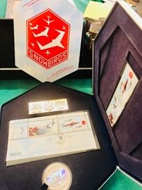 Silver Dollar Snowbirds & Stamp