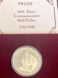 1982 silver half Dollar