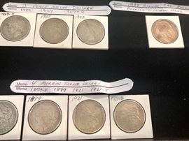 Antique Silver Dollars & One Ounce Bullion