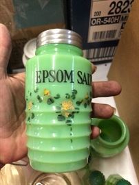 Jadeite Epsom Salt Holder