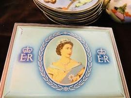 1950s English Anniversary Box with Foreign Coins