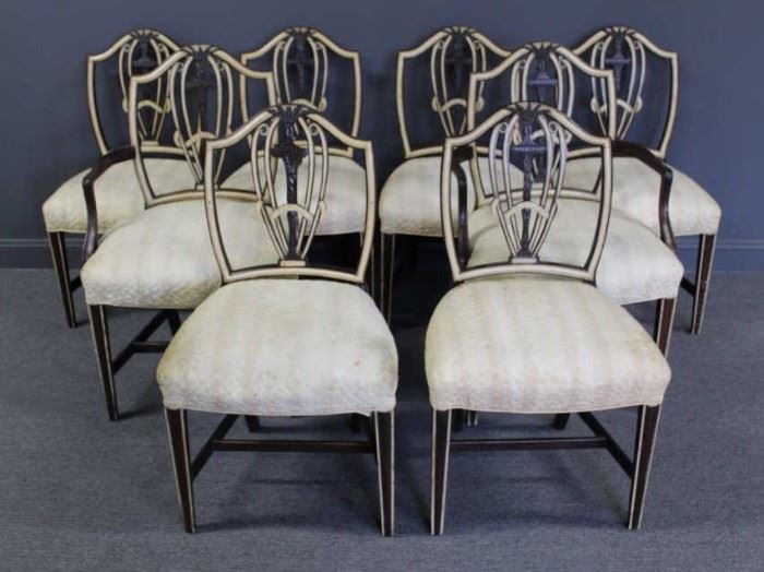 Adams Style Shield Back Chairs
