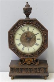 Bronze Clock Attributed to JE Caldwell Co