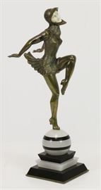 CHIPARUS Demetre Bird Dancer Bronze Sculpture