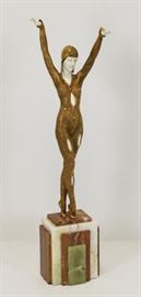 CHIPARUS Demetre Dourga Dancer Bronze