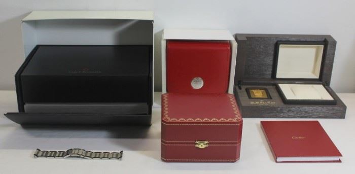 Grouping of Couture Watch Boxes Inc Cartier