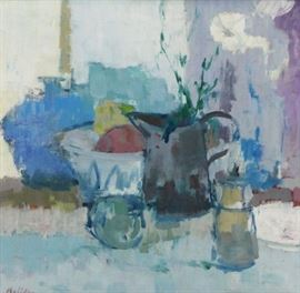 HELIKER John Oil on Canvas Still Life