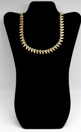 JEWELRY Italian kt Gold Choker Length Necklace
