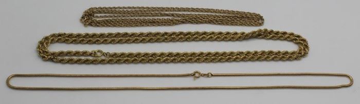 JEWELRY Italian kt Gold Chain Necklaces