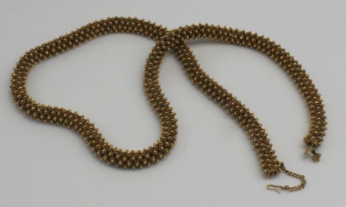 JEWELRY kt Gold MilleFloral Beaded Necklace