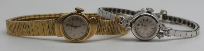 JEWELRY Ladies kt Gold and kt Gold Watches