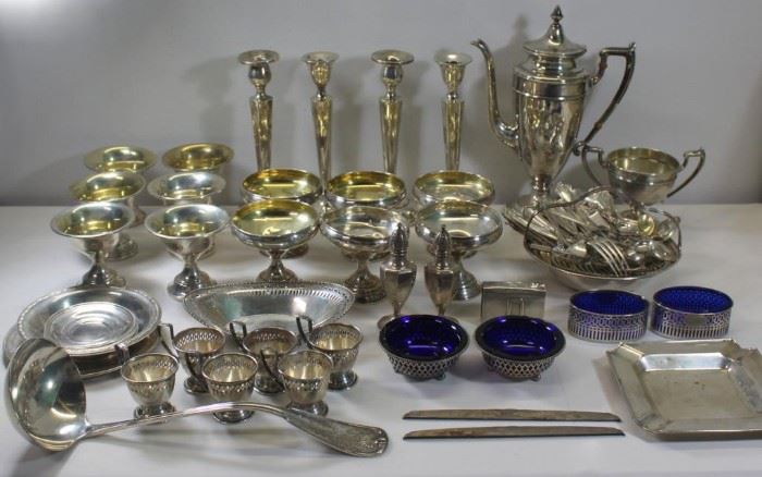 STERLING Assorted Grouping of Silver Flatware