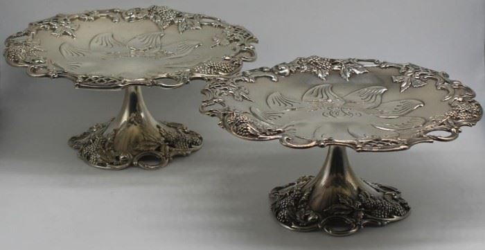 STERLING Tiffany Co Blackberry Compotes