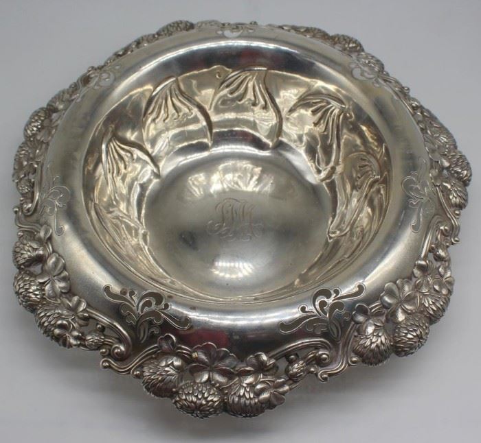 STERLING Tiffany Co Sterling Clover Bowl