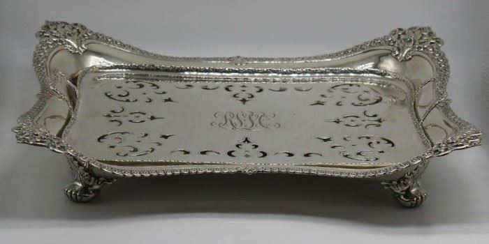 STERLING Tiffany Co TwoPart Asparagus Tray