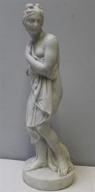 UNSIGNED Marble Sculpture Of A Nude Beauty