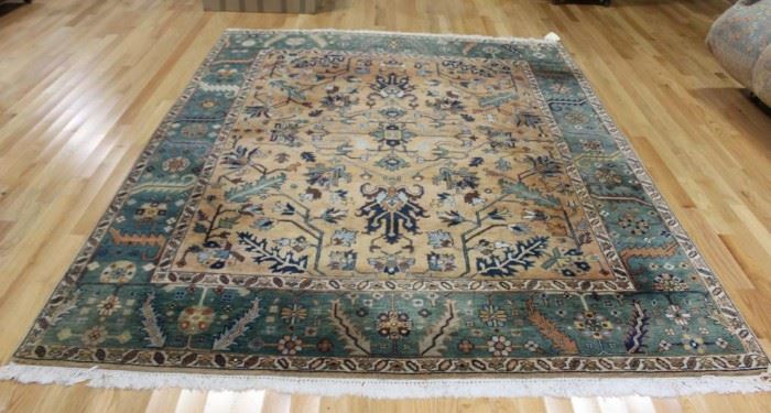 Vintage and Finely Hand Woven Roomsize Carpet