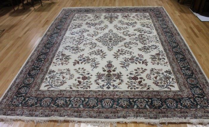 Vintage and Large Finely Hand Woven Carpet