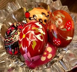 Ukranian hand-painted eggs