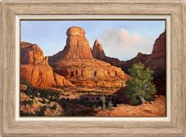 SEGUNDO AGUAIR HUERTAS, B. 1923 OIL ON CANVAS H 24" W 36" RED ROCKS OF SEDONA
Lot # 2126 
