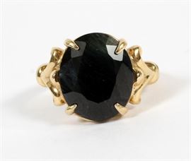 16.50CT SAPPHIRE & 14KT GOLD RING, 7.4 GRAMS, RING SIZE: 6.25
Lot # 2234 