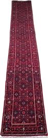 PERSIAN HAMADAN WOOL RUNNER, LATE 20TH C., W 2' 9", L 17' 3'
Lot # 2240 