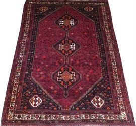 PERSIAN SHIRAZ ALL WOOL RUG, W 7' 6", L 10' 6"
Lot # 2278 
