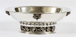 GEORG JENSEN STERLING SILVER JARDINIÈRE, H 5" W 14 1/4", D 11"
Lot # 1044  