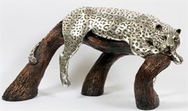 D'ARGENTA INTERNATIONAL, MEXICO, LEOPARD H 16" L 30"
Lot # 1051 