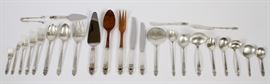 INTERNATIONAL "ROYAL DANISH" STERLING SILVER, 110 PCS. DINNER AND LUNCHEON
Lot # 1053 