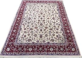 KESHAN DESIGN ORIENTAL WOOL CARPET, C. 1953, W 11' 11", L 8' 11"
Lot # 1127 