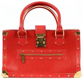 LOUIS VUITTON LE FABULEUX SUHALI GOAT LEATHER HANDBAG, H 8 1/2", L 14", D 5"
Lot # 1291 