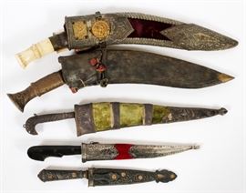 FIVE FORGED BLADES, ANTIQUITY, H 3 1/4", L 17"
Lot # 0306 