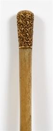 BONE BATON, 18KT GOLD BASE, H 1/2", L 27 1/2"
Lot # 0316 