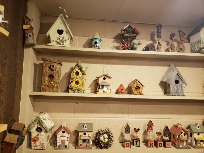 massive bird house collection