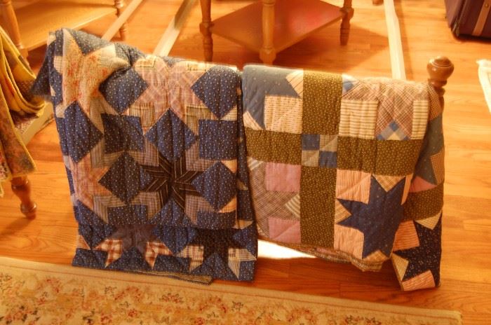 Moravian Star Quilts- old