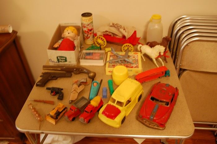 Old toys, not many but at least a few