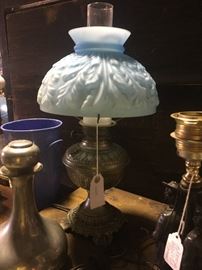 Converted oil lamps