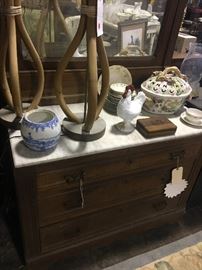 Marble top dressers 125 each