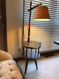 Unique Floor Lamp end table 