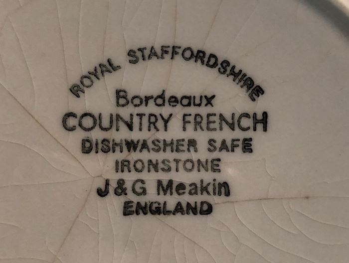 Royal Stafforshire J&G Meakin England 